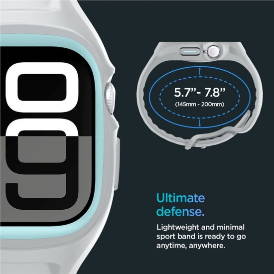 Spigen Liquid Air Pro - Set accesorii pentru Apple Watch 10 (46 mm), protectie 360, negru (Spigen, Ingredi) by www.silkase.ro Spigen Liquid Air Pro - Set accesorii pentru Apple Watch 10 (46 mm), protectie 360, negru (Ingredi, ACS09318) by www.silkase.ro