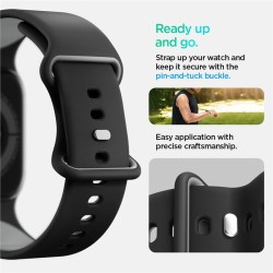 SPIGEN Curea Nano Pop Apple Watch 49/46/45/44mm (Ultra 3-1/Seria 11), Negru Susan SPIGEN Curea Nano Pop Apple Watch 49/46/45/44mm (Ultra 3-1/Seria 11), Negru Susan