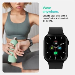 SPIGEN Curea Nano Pop Apple Watch 42/41/40/38mm (Seria 11/SE), Negru Susan SPIGEN Curea Nano Pop Apple Watch 42/41/40/38mm (Seria 11/SE), Negru Susan