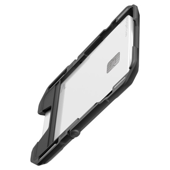 Husa Spigen Tough Armor Pro Wallet MagSafe, Portofel 5 Carduri, Black Husa Spigen Tough Armor Pro Wallet MagSafe, Portofel 5 Carduri, Black (iPhone 17e, AFA09327) by www.silkase.ro