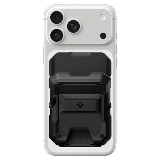 Husa Spigen Tough Armor Pro Wallet MagSafe, Portofel 5 Carduri, Black Husa Spigen Tough Armor Pro Wallet MagSafe, Portofel 5 Carduri, Black (iPhone 17e, AFA09327) by www.silkase.ro
