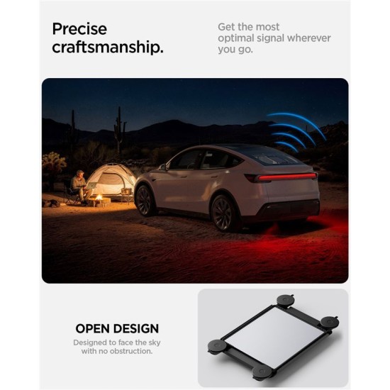 Suport Auto Spigen STL100 pentru Starlink Mini, Fixare pe Geam, Negru Suport Auto Spigen STL100 pentru Starlink Mini, Fixare pe Geam, Negru (Accesorii auto, ACP09333) by www.silkase.ro