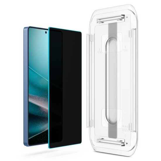 Set 2 folii Spigen tR EZ Fit HD pentru Samsung Galaxy S25 Ultra, privacy (S25 Ultra, AGL09335) by www.silkase.ro