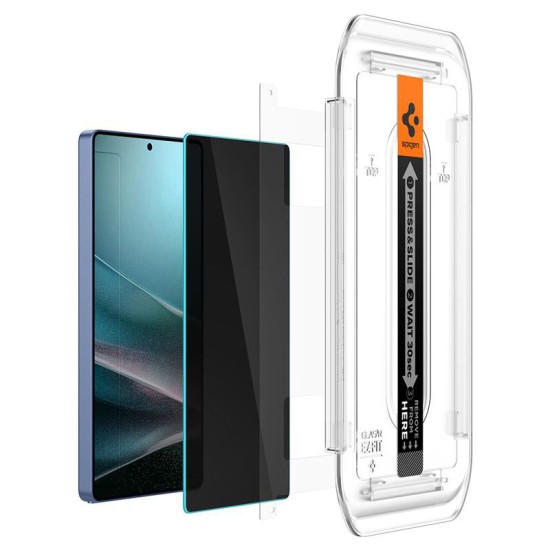 Set 2 folii Spigen tR EZ Fit HD pentru Samsung Galaxy S25 Ultra, privacy (S25 Ultra, AGL09335) by www.silkase.ro