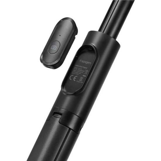 Trepied si selfie stick Spigen cu deschidere automata, compatibil MagSafe, negru (Diverse accesorii, AMP09336) by www.silkase.ro