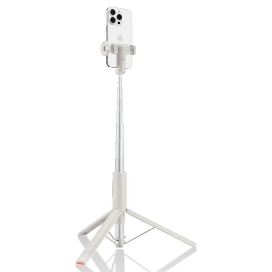 Trepied si selfie stick Spigen cu deschidere automata, compatibil MagSafe, bej (Diverse accesorii, AMP09337) by www.silkase.ro