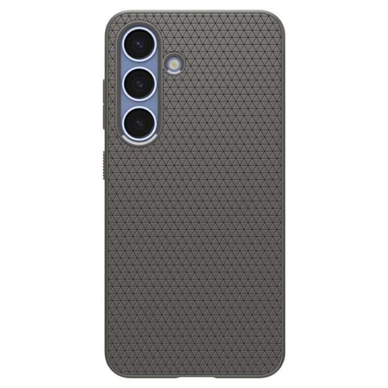 Husa Spigen Liquid Air pentru Samsung Galaxy S25, gri marmorat, constructie subtire, textura antiderapanta, set 1x husa (S25, ACS09404) by www.silkase.ro