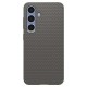 Husa Spigen Liquid Air pentru Samsung Galaxy S25, gri marmorat, constructie subtire, textura antiderapanta, set 1x husa (S25, ACS09404) by www.silkase.ro