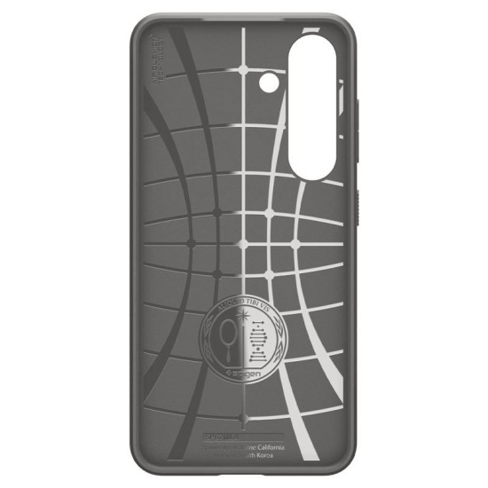 Husa Spigen Liquid Air pentru Samsung Galaxy S25, gri marmorat, constructie subtire, textura antiderapanta, set 1x husa (S25, ACS09404) by www.silkase.ro