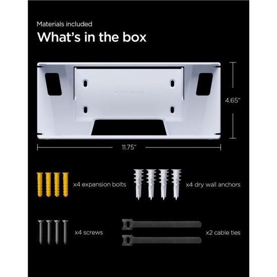 Suport de Perete Spigen STL310 pentru Starlink (Gen 3), Alb (Ingredi, AMP09408) by www.silkase.ro