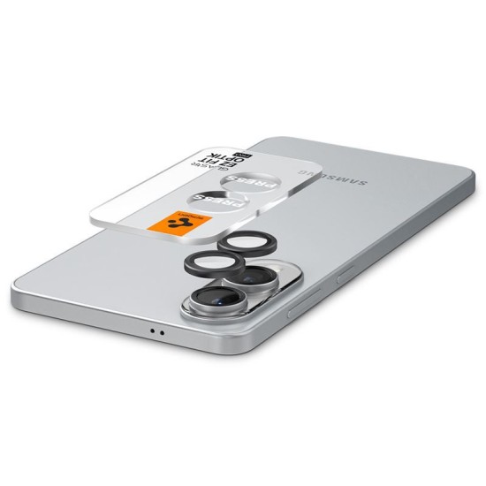 Set 2 folii sticla camera Spigen Glass tR EZ Fit Optik Pro HD pentru Samsung Galaxy S25 Edge, negru (S25 Edge, AGL09413) by www.silkase.ro
