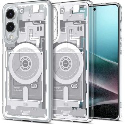 Husa Spigen Ultra Hybrid MagSafe pentru Samsung Galaxy S25 Edge, alb