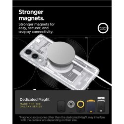 Husa Spigen Ultra Hybrid MagSafe pentru Samsung Galaxy S25 Edge, alb