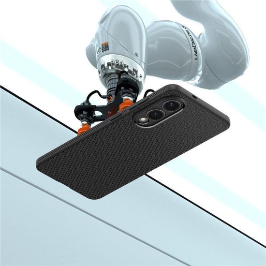 Husa Spigen Liquid Air pentru Samsung Galaxy S25 Edge, negru mat (Spigen, S25 Edge) by www.silkase.ro Husa Spigen Liquid Air pentru Samsung Galaxy S25 Edge, negru mat (S25 Edge, ACS09420) by www.silkase.ro