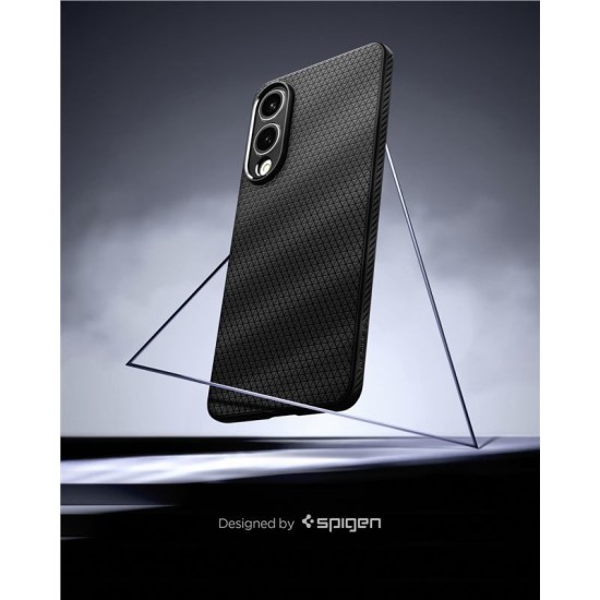 Husa Spigen Liquid Air pentru Samsung Galaxy S25 Edge, negru mat (Spigen, S25 Edge) by www.silkase.ro Husa Spigen Liquid Air pentru Samsung Galaxy S25 Edge, negru mat (S25 Edge, ACS09420) by www.silkase.ro