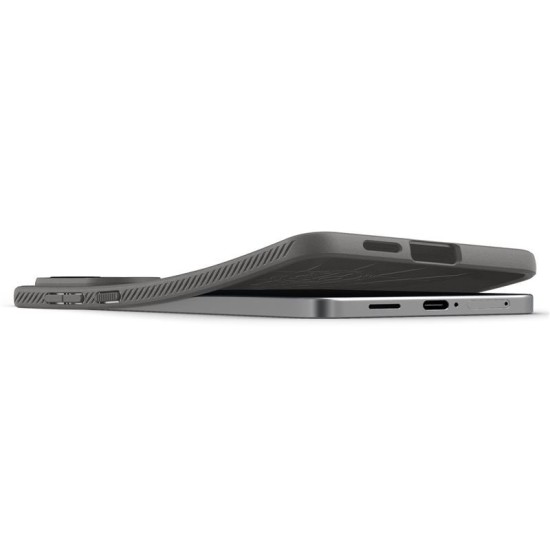 Husa Spigen Liquid Air pentru Samsung Galaxy S25 Edge, gri marble (S25 Edge, ACS09421) by www.silkase.ro