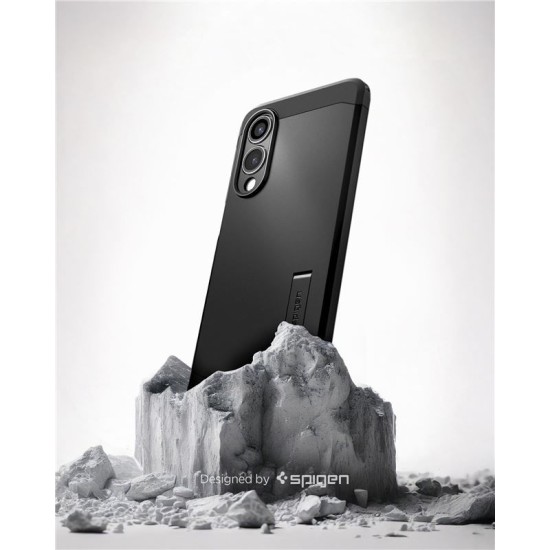 Husa Spigen Tough Armor MagSafe pentru Samsung Galaxy S25 Edge, negru (S25 Edge, ACS09422) by www.silkase.ro
