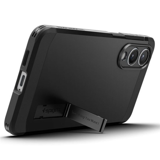 Husa Spigen Tough Armor MagSafe pentru Samsung Galaxy S25 Edge, negru (S25 Edge, ACS09422) by www.silkase.ro