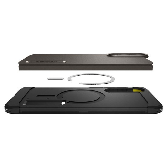 Husa Spigen Tough Armor MagSafe pentru Samsung Galaxy S25 Edge, gunmetal (Spigen, S25 Edge) by www.silkase.ro Husa Spigen Tough Armor MagSafe pentru Samsung Galaxy S25 Edge, gunmetal (S25 Edge, ACS09423) by www.silkase.ro
