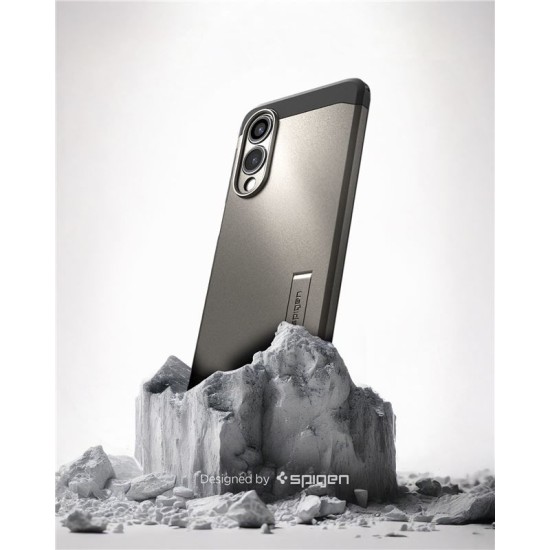 Husa Spigen Tough Armor MagSafe pentru Samsung Galaxy S25 Edge, gunmetal (Spigen, S25 Edge) by www.silkase.ro Husa Spigen Tough Armor MagSafe pentru Samsung Galaxy S25 Edge, gunmetal (S25 Edge, ACS09423) by www.silkase.ro
