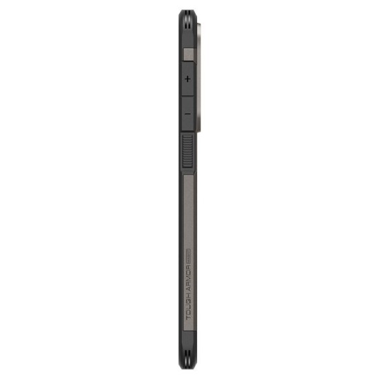 Husa Spigen Tough Armor MagSafe pentru Samsung Galaxy S25 Edge, gunmetal (Spigen, S25 Edge) by www.silkase.ro Husa Spigen Tough Armor MagSafe pentru Samsung Galaxy S25 Edge, gunmetal (S25 Edge, ACS09423) by www.silkase.ro