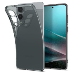 Husa Spigen Liquid Crystal pentru Samsung Galaxy S25 Edge, transparenta fumuriu