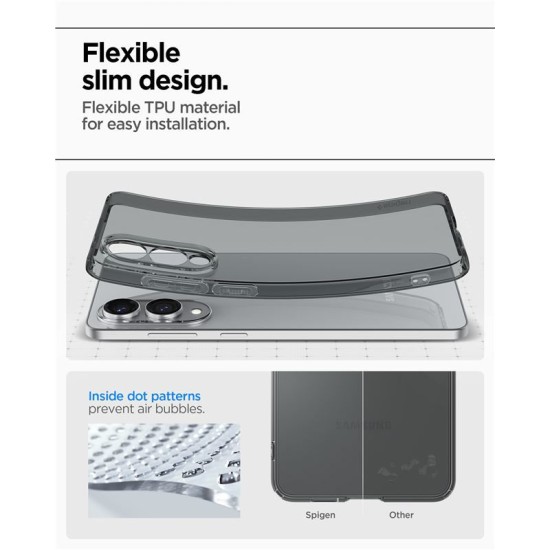 Husa Spigen Liquid Crystal pentru Samsung Galaxy S25 Edge, transparenta fumuriu (S25 Edge, ACS09426) by www.silkase.ro