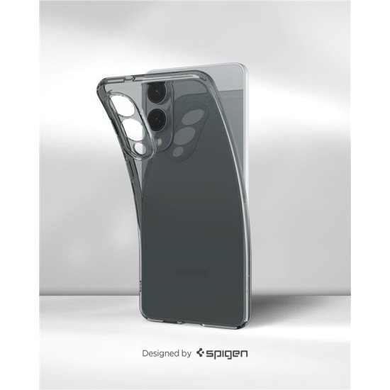 Husa Spigen Liquid Crystal pentru Samsung Galaxy S25 Edge, transparenta fumuriu (S25 Edge, ACS09426) by www.silkase.ro