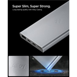 Baterie externa Spigen Essential 10000mAh 22.5W, gri