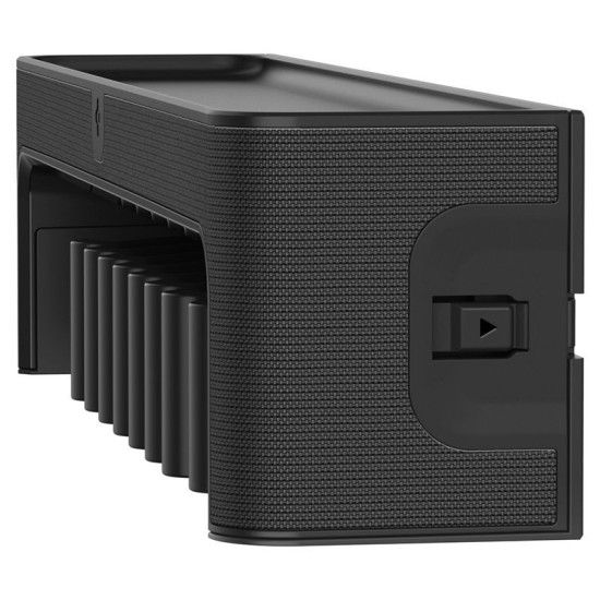 Organizator Curele Apple Watch Spigen S341, Negru (Ingredi, AMP09445) by www.silkase.ro
