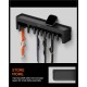Organizator Curele Apple Watch Spigen S341, Negru (Ingredi, AMP09445) by www.silkase.ro