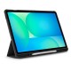 Husa tableta Spigen Ultra Hybrid Pro pentru Samsung Galaxy Tab S10 FE Plus, negru-transparent (Ingredi, ACS09446) by www.silkase.ro