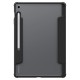 Husa tableta Spigen Ultra Hybrid Pro pentru Samsung Galaxy Tab S10 FE Plus, negru-transparent (Ingredi, ACS09446) by www.silkase.ro
