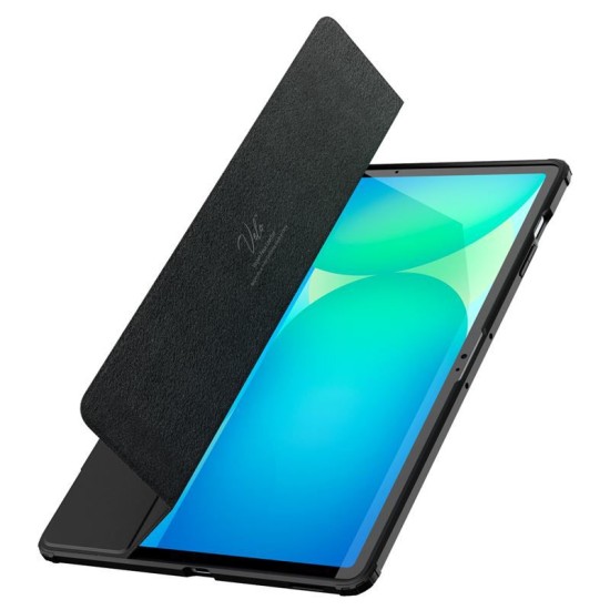 Husa tableta Spigen Ultra Hybrid Pro pentru Samsung Galaxy Tab S10 FE Plus, negru-transparent (Ingredi, ACS09446) by www.silkase.ro