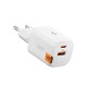 Încărcător de Rețea Spigen Essential 35W EE352EU, Dual USB-C, White (Încărcătoare Wireless, ACH09462) by www.silkase.ro