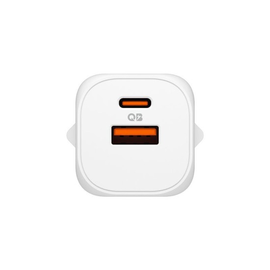 Încărcător de Rețea Spigen Essential 35W EE352EU, Dual USB-C, White (Încărcătoare Wireless, ACH09462) by www.silkase.ro