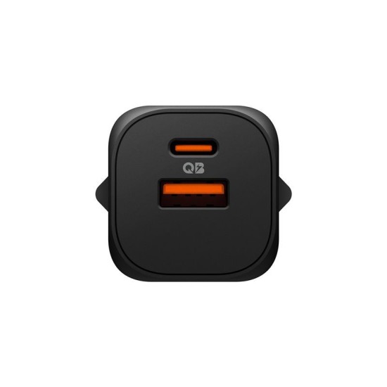 Încărcător de rețea Spigen Essential 35W EE352EU, Tehnologie Dual Port, Fast Charging, Negru (Șnururi și Curele Telefon, ACH09463) by www.silkase.ro
