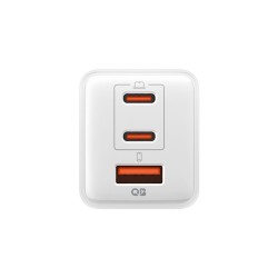 Încărcător de Rețea Spigen Essential 47W EE473EU, Dual USB-C, Fast Charging, Alb