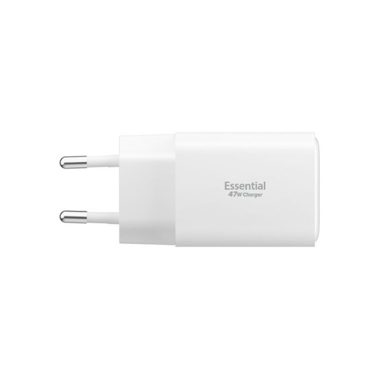 Încărcător de Rețea Spigen Essential 47W EE473EU, Dual USB-C, Fast Charging, Alb Încărcător de Rețea Spigen Essential 47W EE473EU, Dual USB-C, Fast Charging, Alb (Genți și Borsete Telefon, ACH09464) by www.silkase.ro