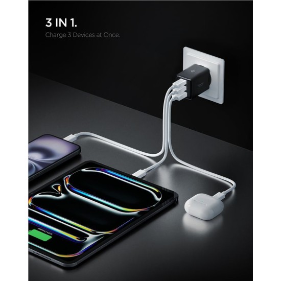 Încărcător de Rețea Spigen Essential 47W EE473EU, Dual USB-C, Negru Încărcător de Rețea Spigen Essential 47W EE473EU, Dual USB-C, Negru (Încărcătoare Rețea, ACH09465) by www.silkase.ro