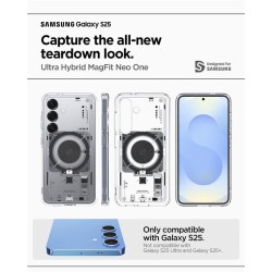Husa Spigen, Magsafe, Pentru Samsung Galaxy S25 Neo One, transparent Husa Spigen, Magsafe, Pentru Samsung Galaxy S25 Neo One, transparent