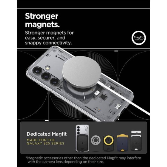 Husa Spigen, Magsafe, Pentru Samsung Galaxy S25 Neo One, transparent (Spigen, S25) by www.silkase.ro Husa Spigen, Magsafe, Pentru Samsung Galaxy S25 Neo One, transparent (S25, ACS09470) by www.silkase.ro