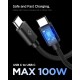Încărcător de Rețea Spigen Essential 45W EE451EU, Fast Charge, Negru (Cabluri Telefon, ACH09474) by www.silkase.ro