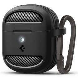 Husa de protectie robusta Spigen Rugged Armor pentru Google Pixel Buds 2a, negru mat