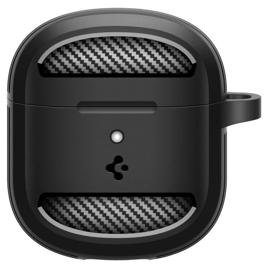 Husa de protectie robusta Spigen Rugged Armor pentru Google Pixel Buds 2a, negru mat (Ingredi, ACS09480) by www.silkase.ro