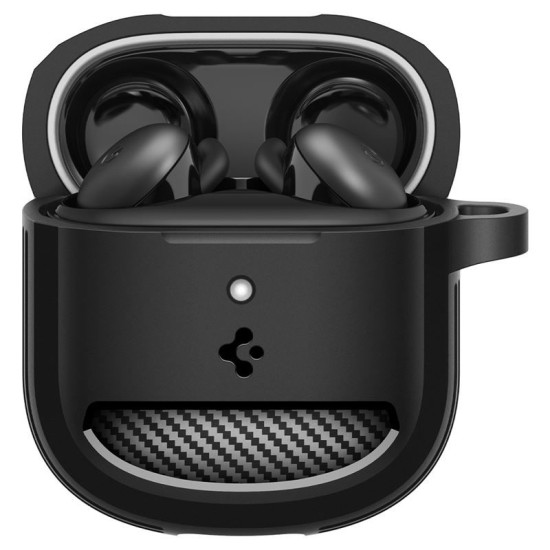 Husa de protectie robusta Spigen Rugged Armor pentru Google Pixel Buds 2a, negru mat (Ingredi, ACS09480) by www.silkase.ro