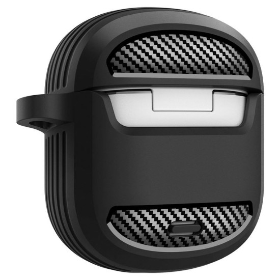 Husa de protectie robusta Spigen Rugged Armor pentru Google Pixel Buds 2a, negru mat (Ingredi, ACS09480) by www.silkase.ro