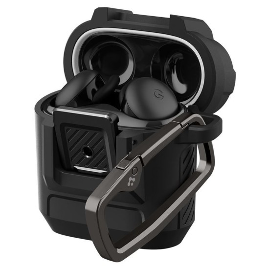 Husa cu sistem de blocare Spigen Lock Fit pentru Google Pixel Buds 2a, negru mat (Spigen, Ingredi) by www.silkase.ro Husa cu sistem de blocare Spigen Lock Fit pentru Google Pixel Buds 2a, negru mat (Ingredi, ACS09481) by www.silkase.ro