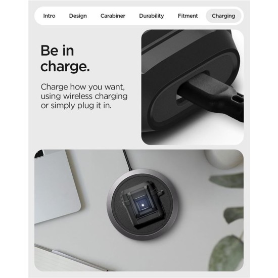 Husa cu sistem de blocare Spigen Lock Fit pentru Google Pixel Buds 2a, negru mat (Spigen, Ingredi) by www.silkase.ro Husa cu sistem de blocare Spigen Lock Fit pentru Google Pixel Buds 2a, negru mat (Ingredi, ACS09481) by www.silkase.ro