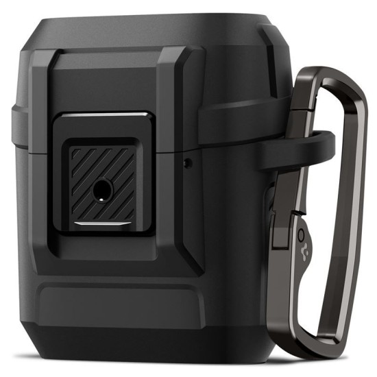 Husa cu sistem de blocare Spigen Lock Fit pentru Google Pixel Buds 2a, negru mat (Spigen, Ingredi) by www.silkase.ro Husa cu sistem de blocare Spigen Lock Fit pentru Google Pixel Buds 2a, negru mat (Ingredi, ACS09481) by www.silkase.ro